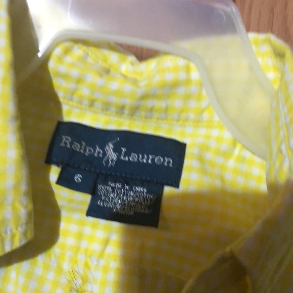 Ralph Lauren Shirt, Boys Sz 6 - Picture 3 of 3